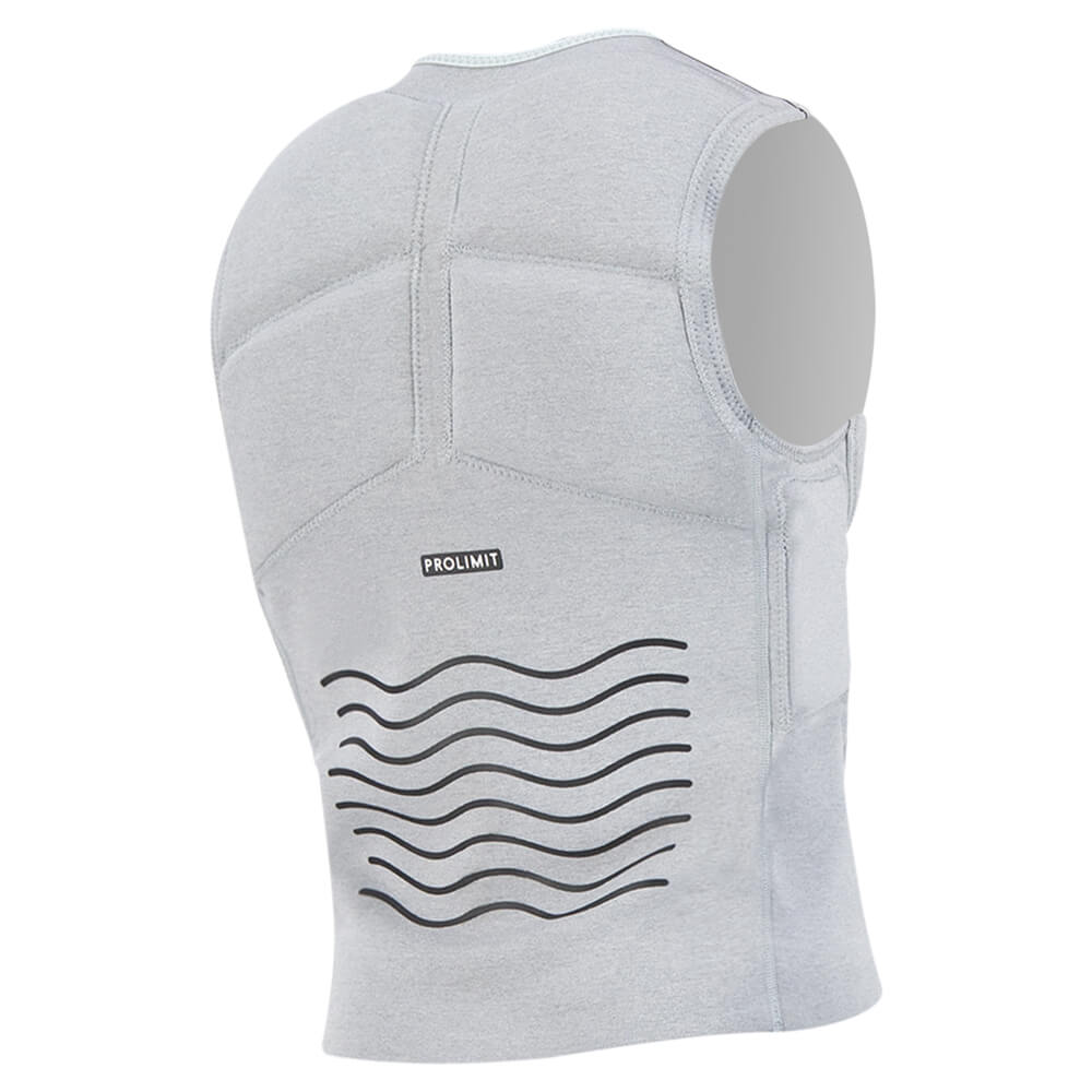 Prolimit Mercury Stretch Vest Half Padded Frontzip (Grey) - Image 3