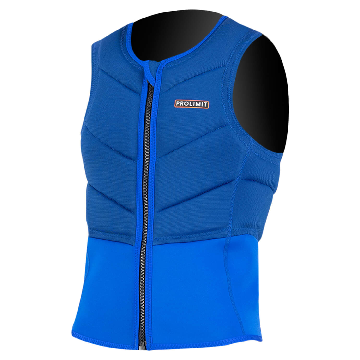 Prolimit Fusion Slider Vest Half Padded Front Zip (Navy/Orange)