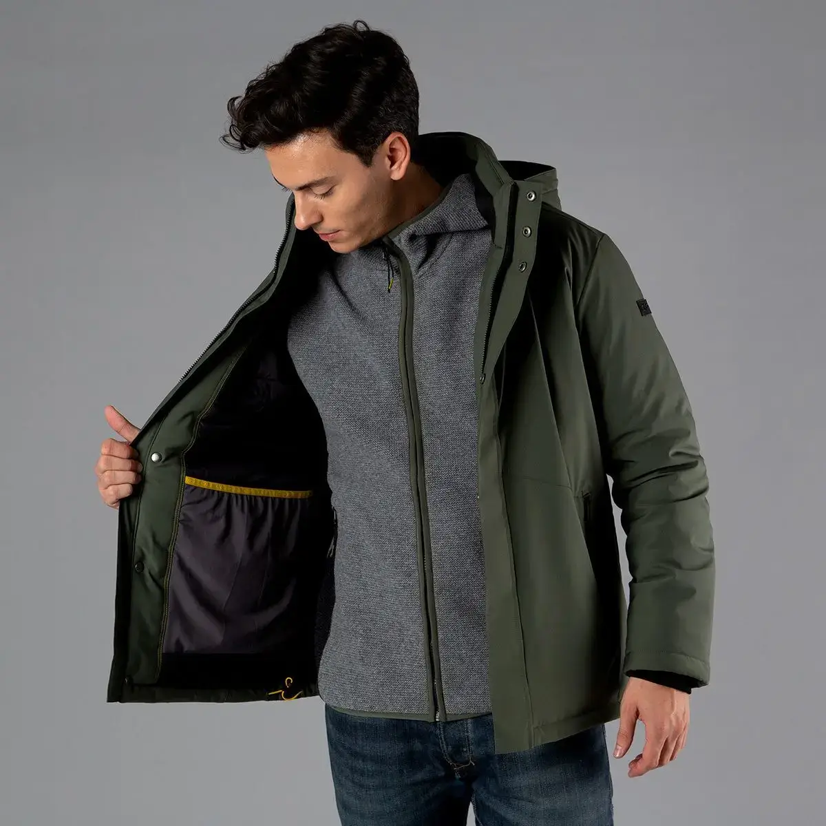 Campagnolo Man Snaps Hood Jacket (E319) - Image 3