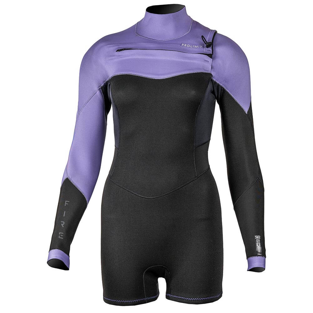 Prolimit Fire Sunset Shorty 3/2 Frontzip Free-X (Lavender/Black)